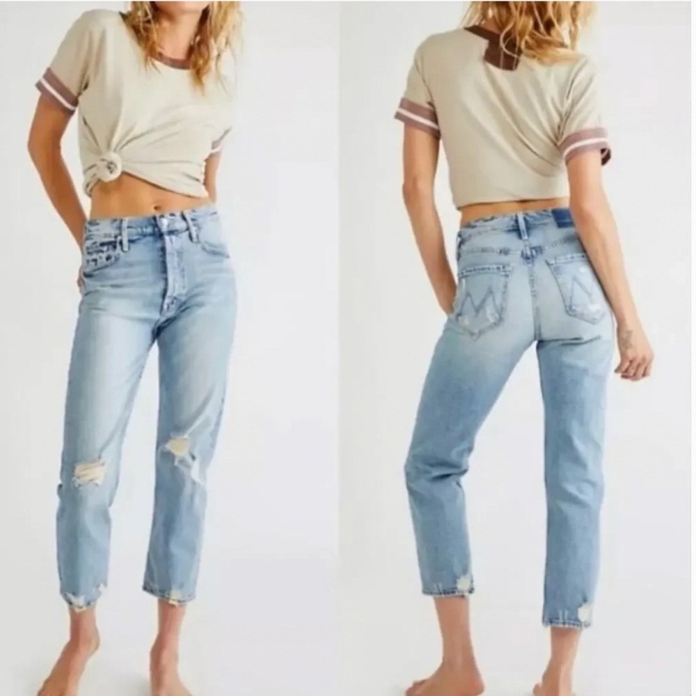MOTHER Superior The Tomcat in True Confessions Straight Leg Jeans Size 28
